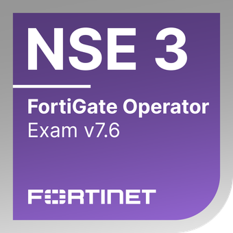 badge Fortinet nse 3